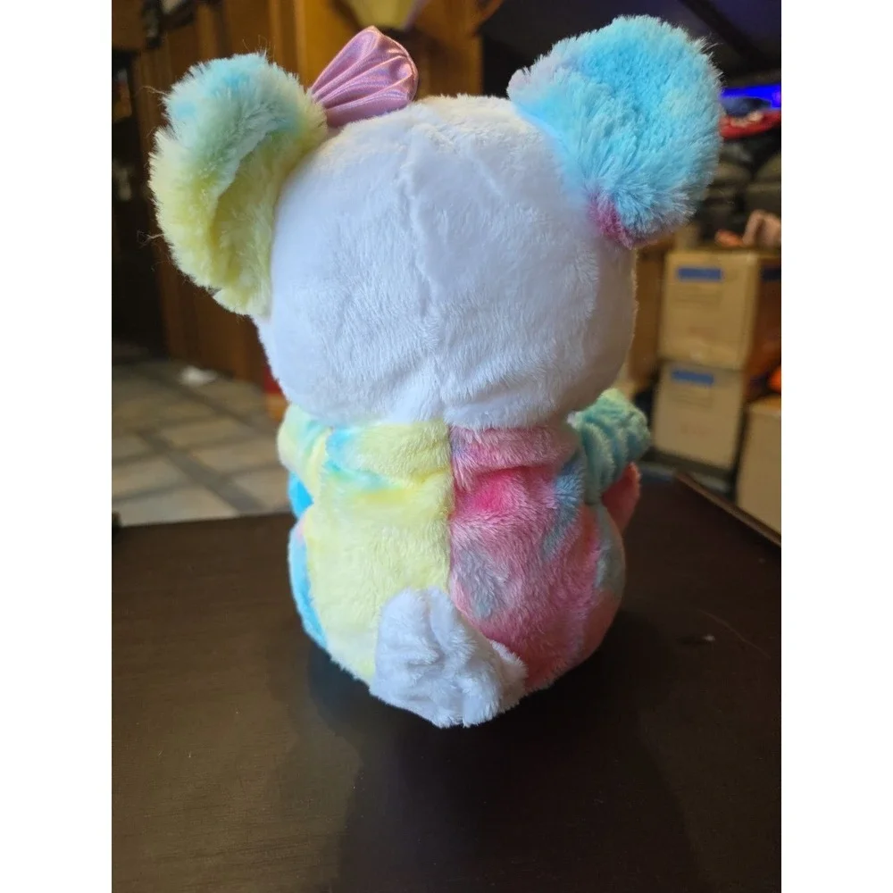 Peek-A-Roo, Interactive Rainbow Plush Toy & Baby with Bonus Bows Actions‎ Sounds